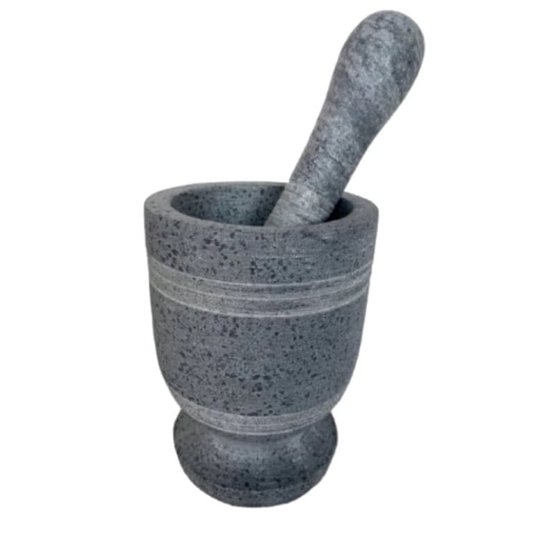 Pilão De Pedra Sabão Resistente Ideal Para Macerar Ervas Temperos Preparo De Caipirinhas