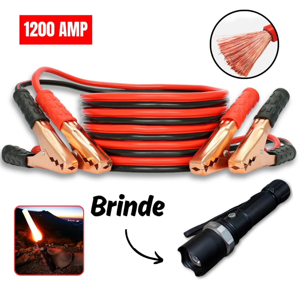 Cabo De Chupeta 1200 amp Transmissão 12mm Caminhão Carro Moto Bateria Cabo De Carga Bateria Chupeta
