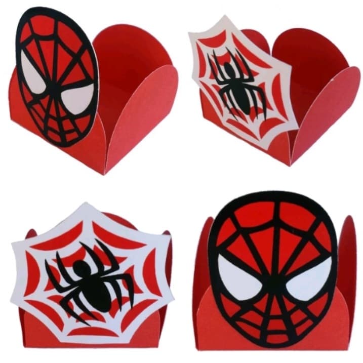 Forminha Para Brigadeiros Homem Aranha-50/100/150/200 Unid- Homem Aranha ATENÇÃO ** LEIA A DESCRIÇÃO