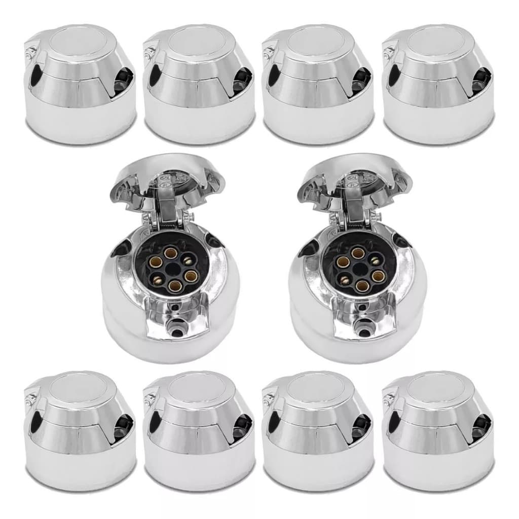 Tomada Engate Carretinha Reboque Femea Plug Promoção 10/20/50 Peças