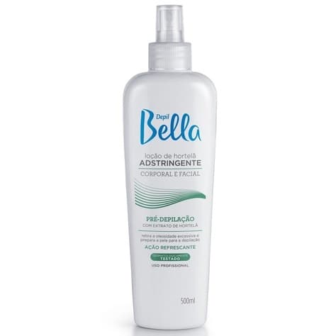 Loção Pré Depilatória Adstringente - Depil Bella Hortelã 500ml