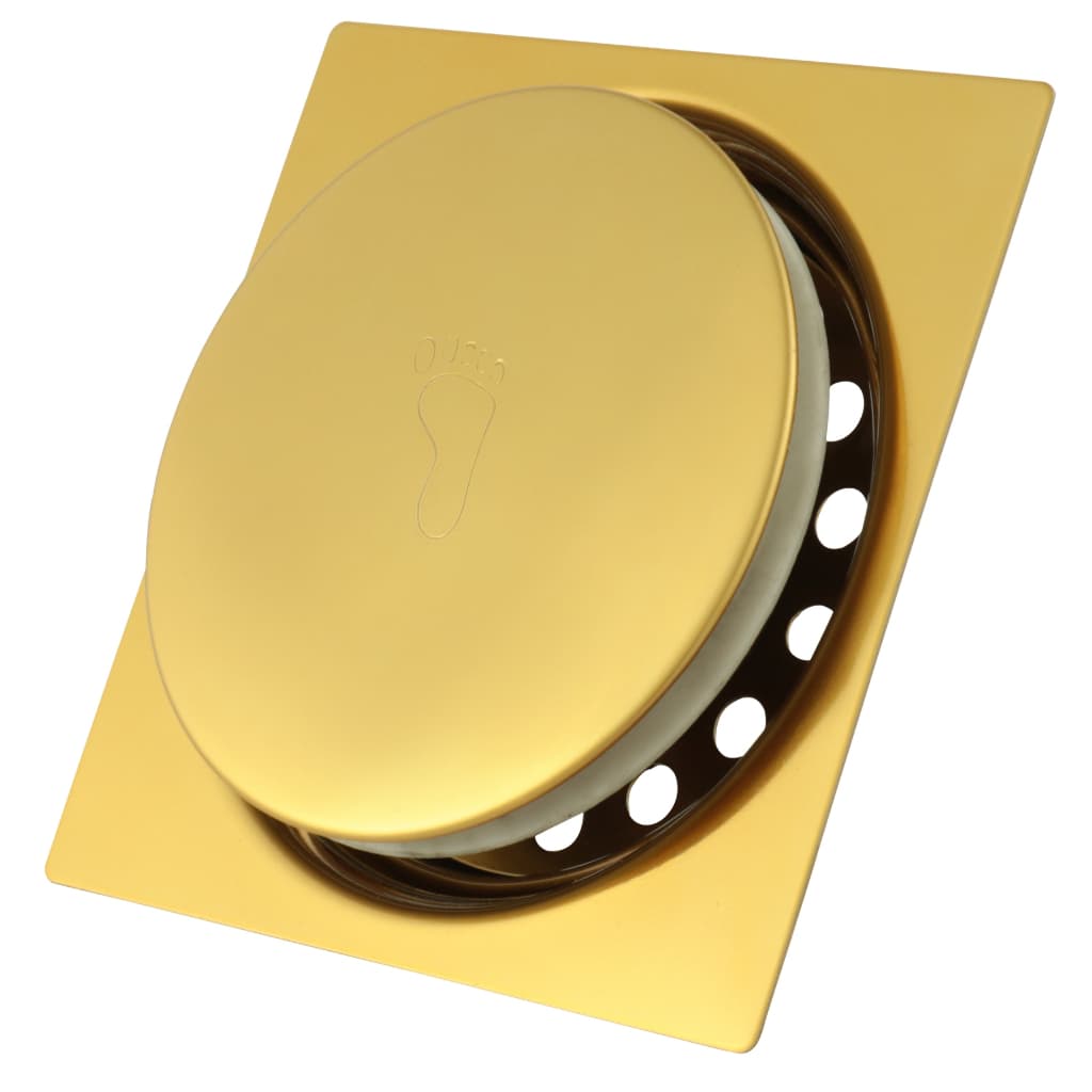Ralo Inteligente 10cm Click Banheiro Inox 304 Dourado Gold