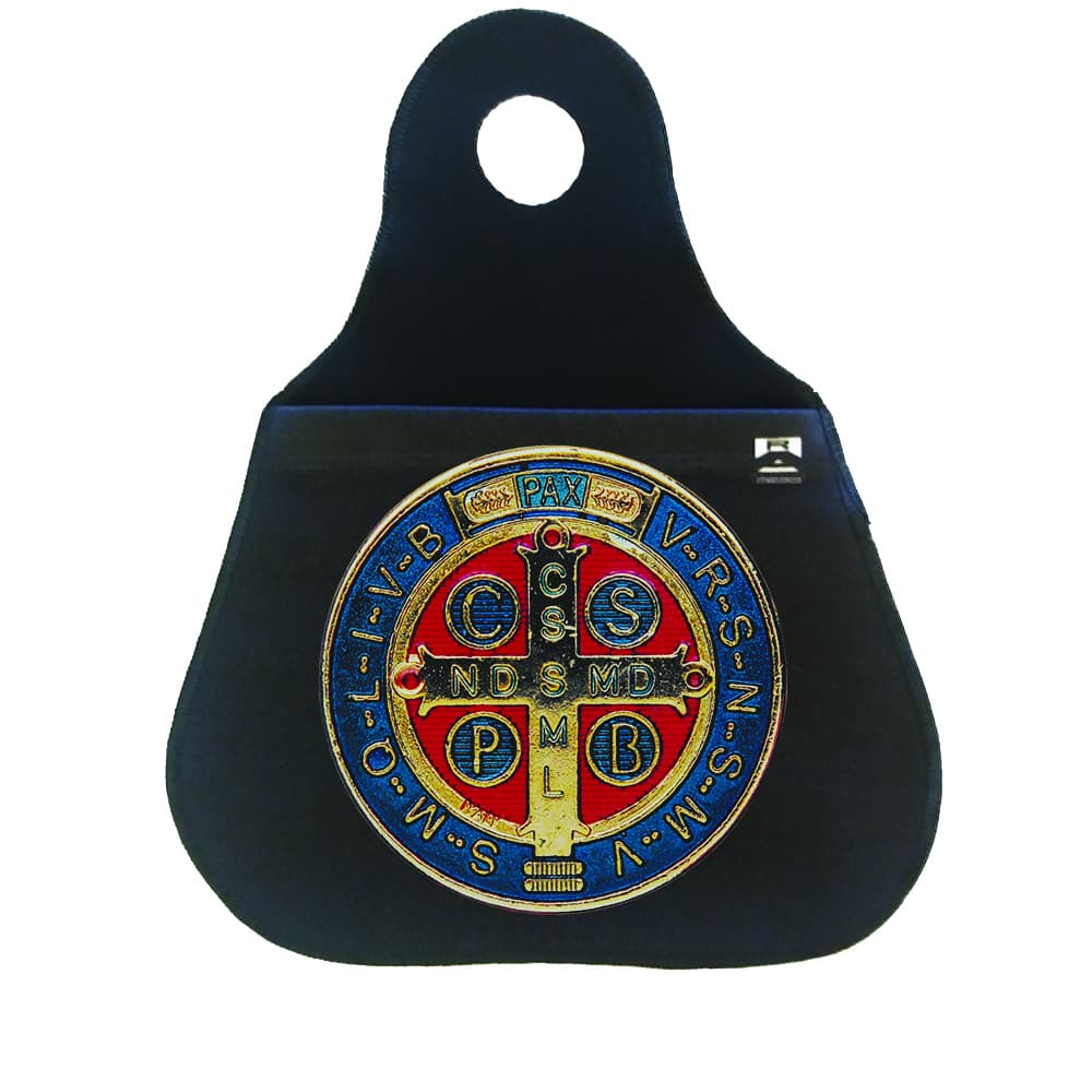 Lixinho lixo lixeira para carro Medalha de São Bento
