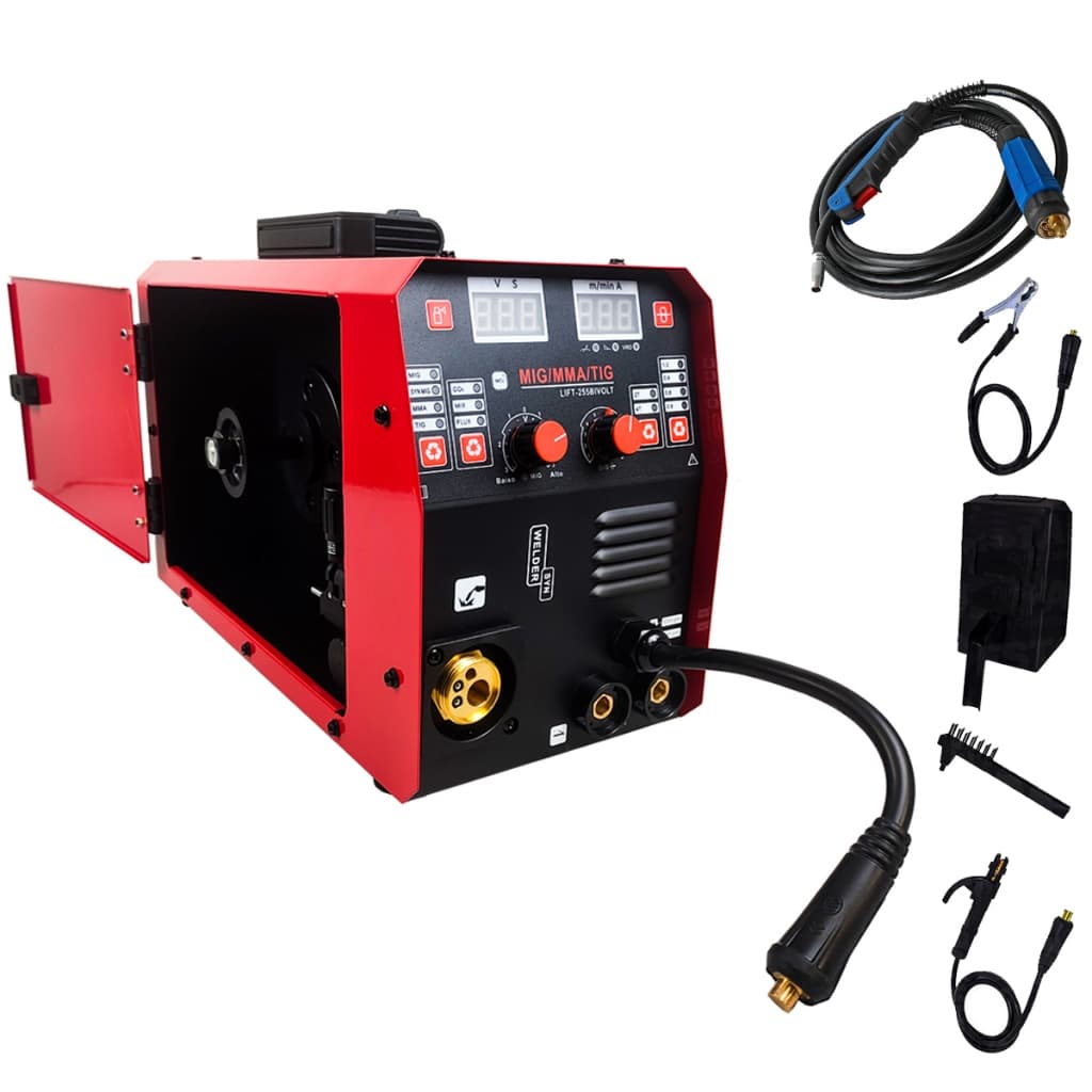 Maquina de Solda Inversora Multiprocessos MIG | MAG | MMA | TIG Bivolt LIFT-255 USK