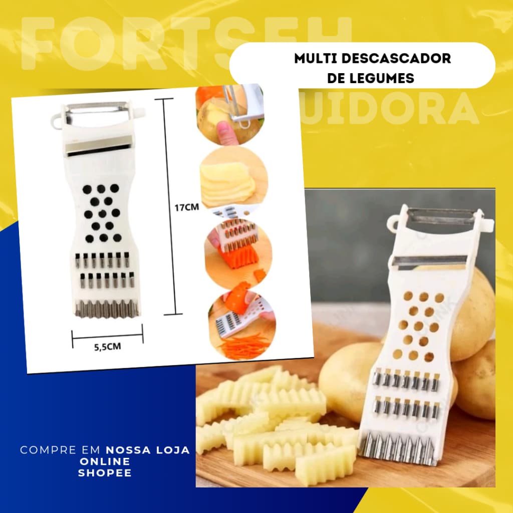 DESCASCADOR FATIADOR RALADOR CORTADOR MULTIUSO UNIVERSAL