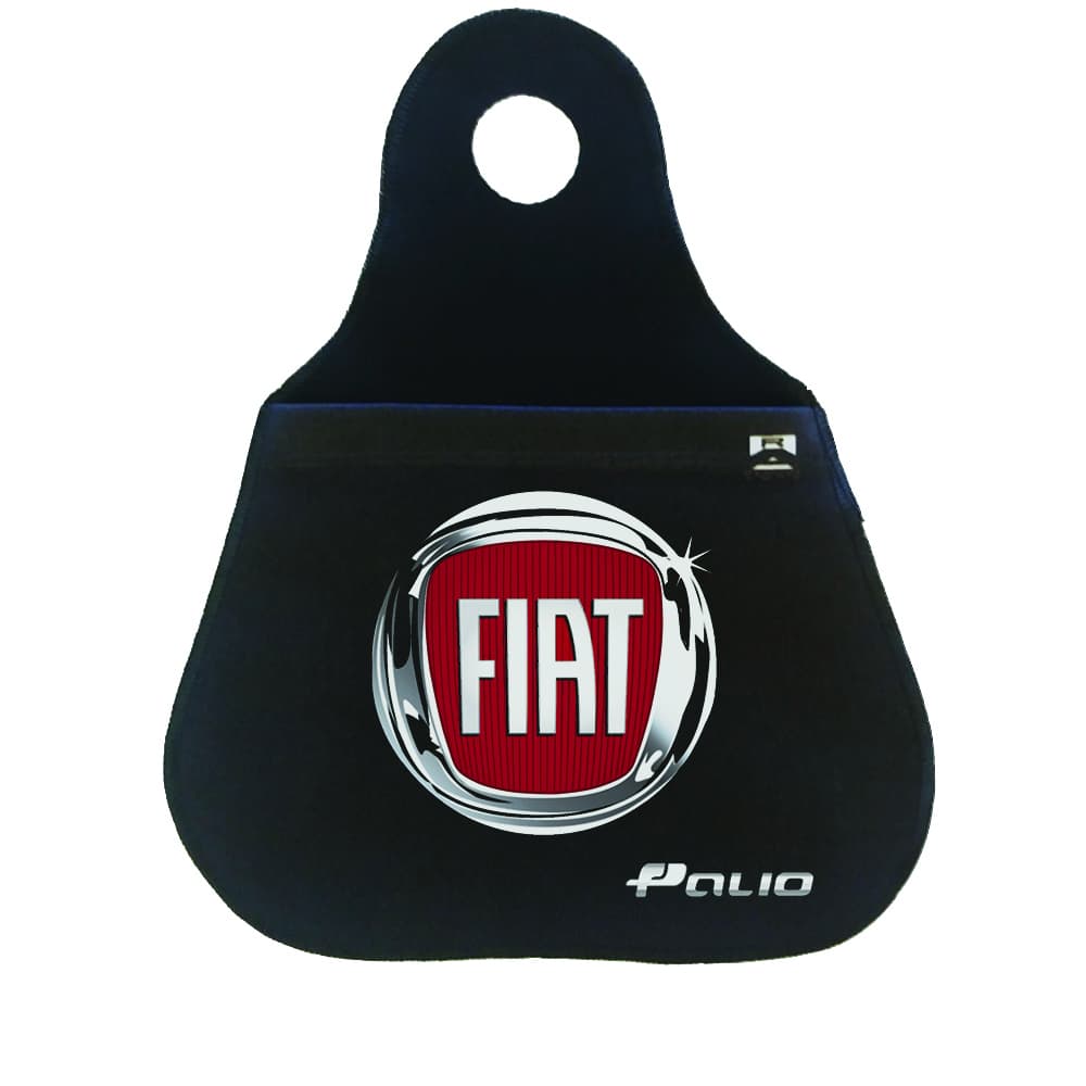 Lixinho lixo lixeira para carro Fiat Palio logo Vermelho