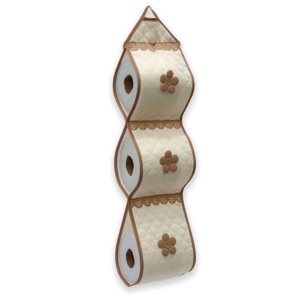 Porta Papel Higiênico Matelado 3 Rolos