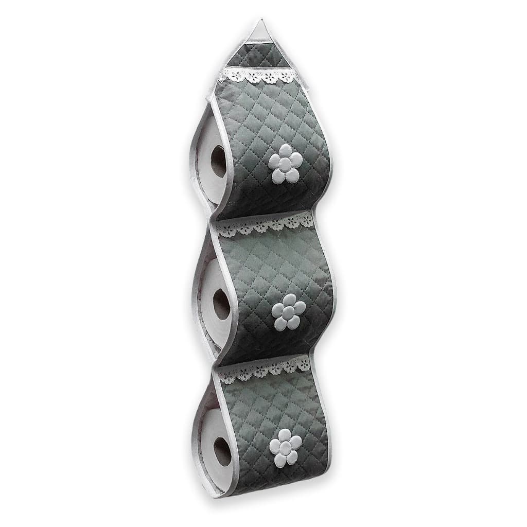 Porta Papel Higiênico Matelado Capacidade 3 Rolos