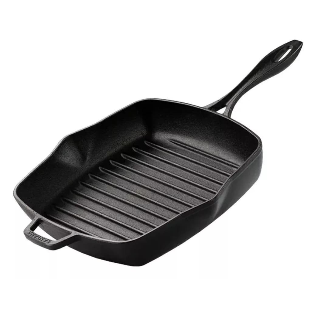 Frigideira Bistequeira de Ferro Fundido Líder Chef Grelhada  26cm
