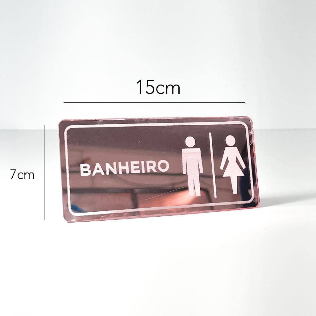 Placa Identificação Sinalização De Porta Personalizada 1un - 15x7cm