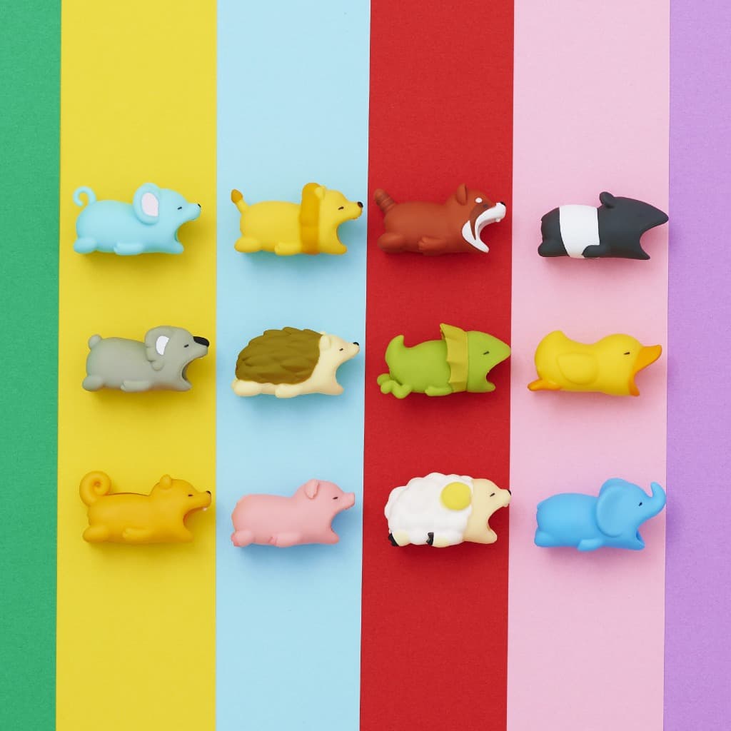 Protetor De Cabo Animais Bichinhos Carregador Fone USB iPhone Android Bichinhos - ENVIO ALEATÓRIO