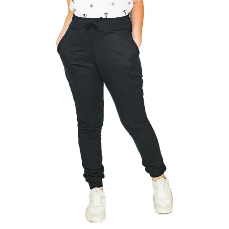 Calça de Moletom Preta Feminina Peluciada C/ Punho: Conforto Máximo e Estilo no Seu Dia a Dia