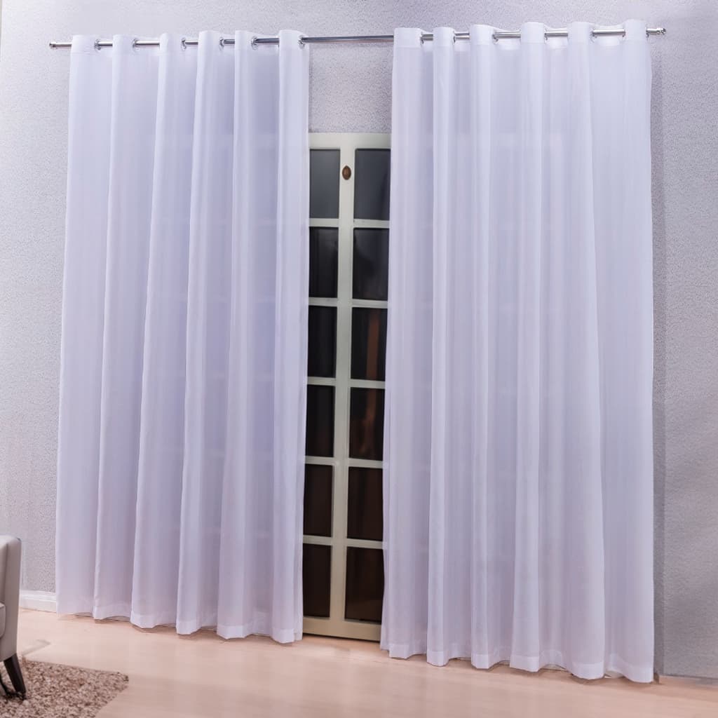 Cortina Linda Charmosa 4,00 x 2,50 Para Quarta, Sala e Decoração