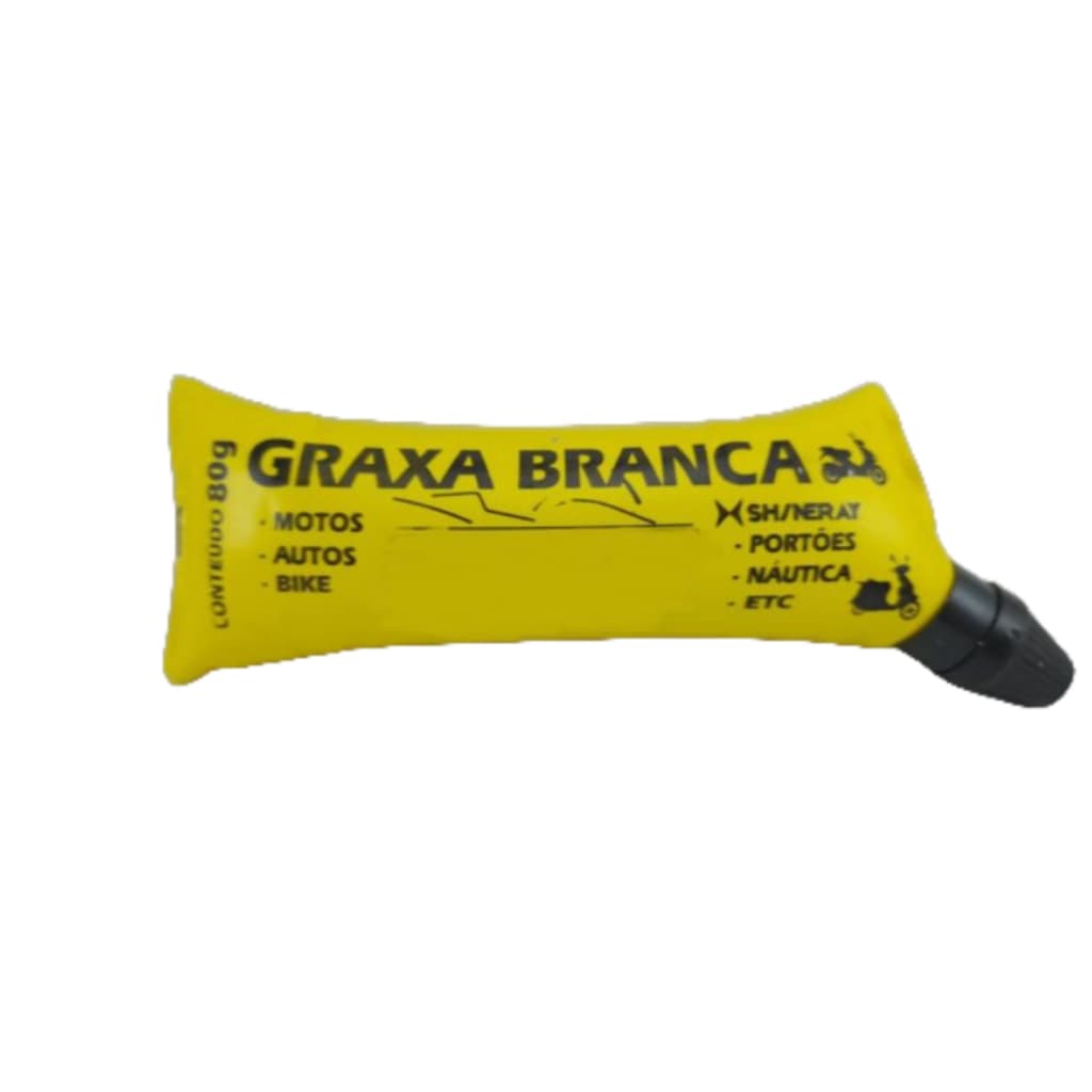 Graxa Branca Especial Para Correntes Portões Automáticos 80g