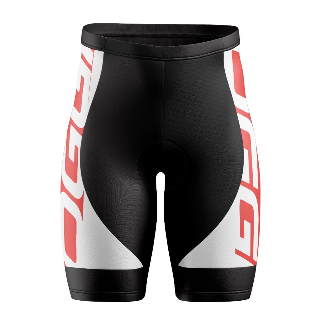 Bermuda Ciclismo Mtb Oggi Vermelha/Azul e Cinza  Forro Gel Masculino e Feminino