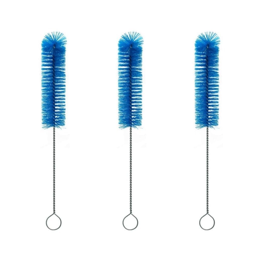 Kit 3 Escova P/ Lavar Garrafas Cerveja Mamadeira Nylon 34 Cm