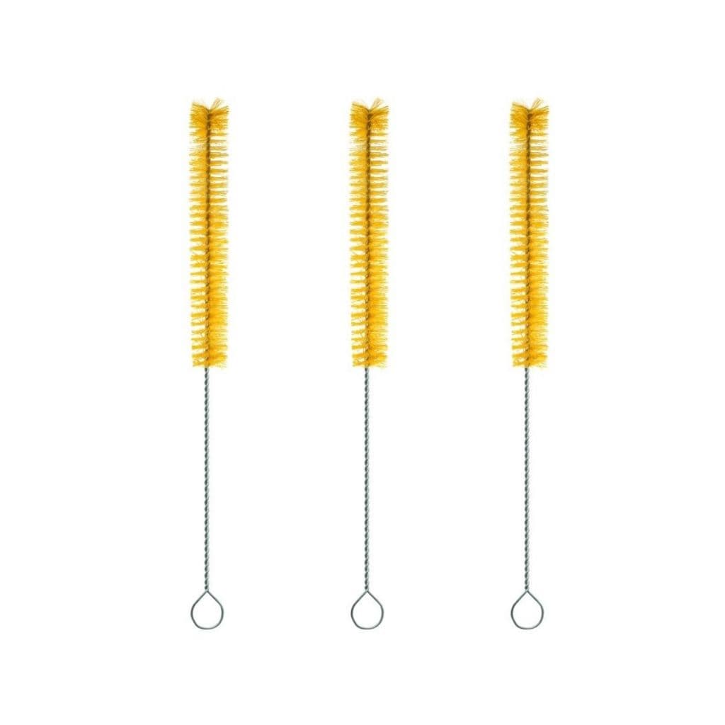 Kit 3 Escova P/ Lavar Garrafas Cerveja Mamadeira Nylon 28 Cm