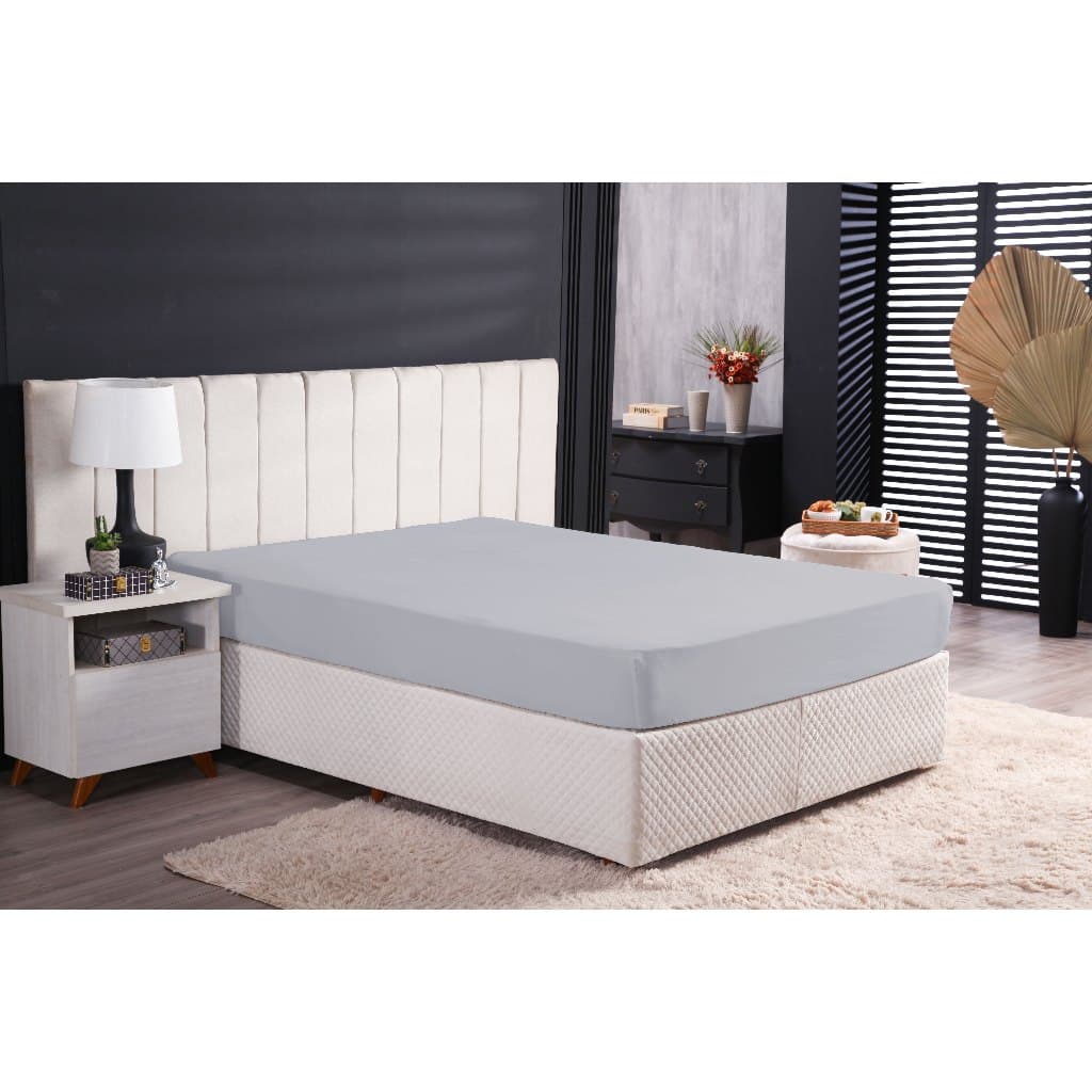 Lençol King Avulso com Elastico Cama Box King SIze 200 fios 100% Algodao