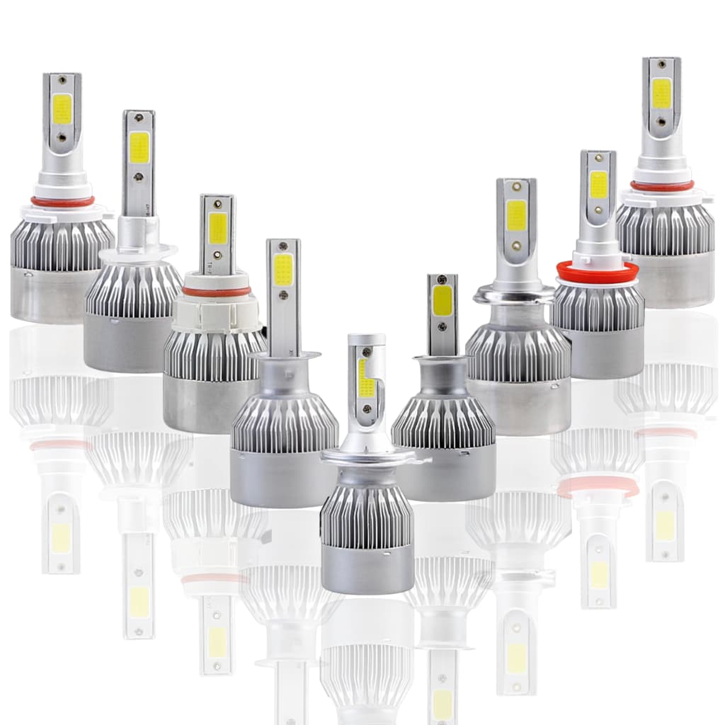 Lâmpada Super Led Carro/ultra led  6500k 9600 LED Branca Xenon Farol: Alto Baixo Milha  H1 H3 H4 H7 H8 H11 H16 H27 HB3 HB4  Super led ultra led 9600k Forte c6 Neblina Alto Baixo Milha Xenênon Farois meia Luz