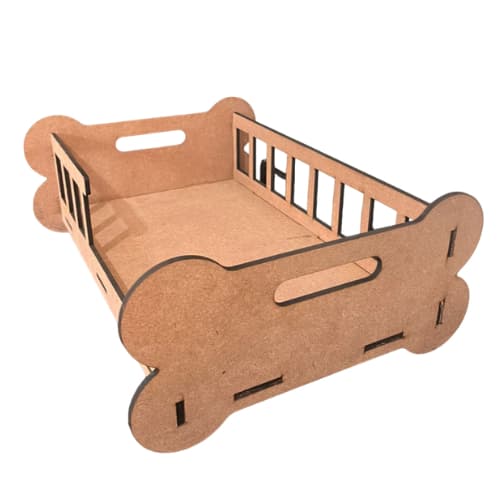 Caminha sofá para pet, cachorro e gato, MDF CRU 6mm
