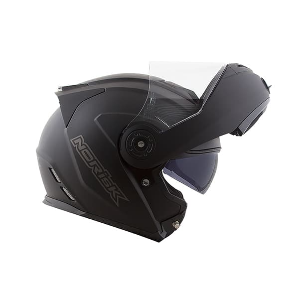 Capacete Norisk Route FF345 Monocolor Matte Black - Articulado