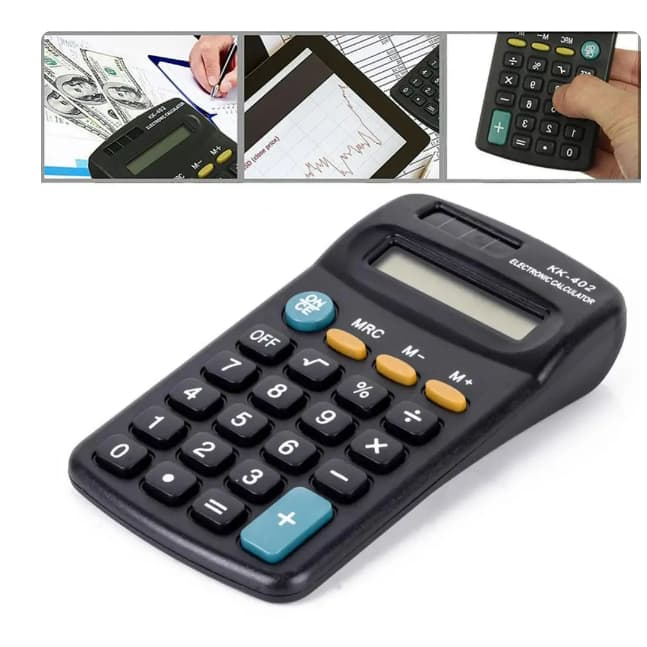 Calculadora Eletrônica Pequena De Bolso Estudo Faculdade 8 Dígitos Multi Função Auto Power Off