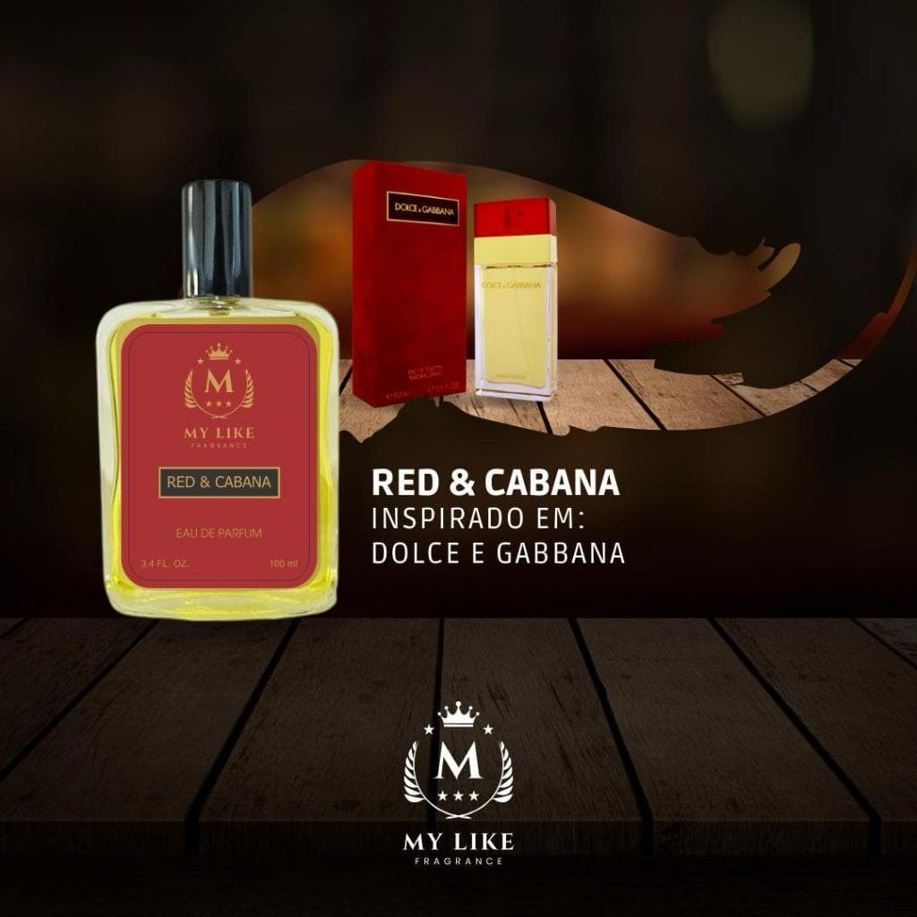 Perfume Feminino 100ml Red Gabana Ótima Fixação Oferta Envio em 24h - My Like