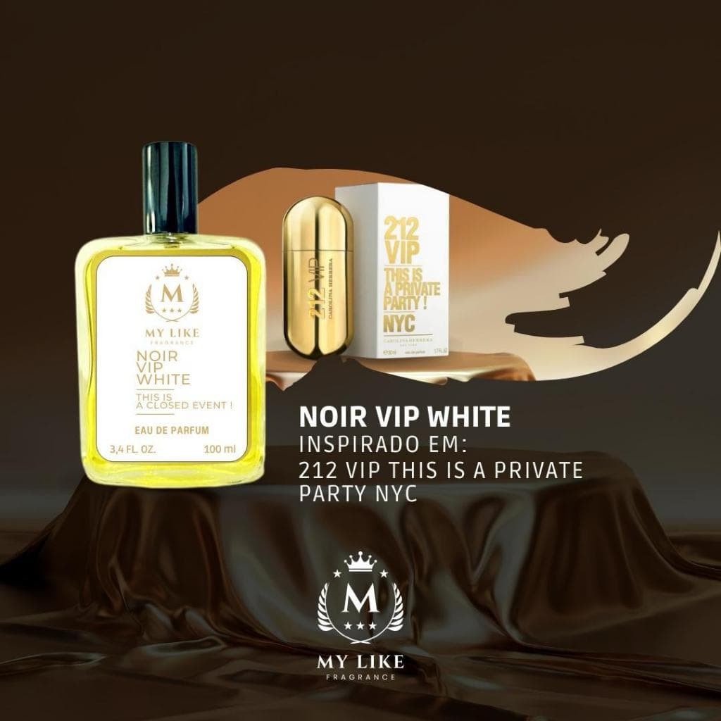 Perfume Feminino Similar Base de Óleo Vip White 100ml Oferta Envio em 24h - My Like