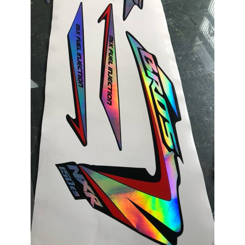 kit adesivo holografico bros 2010