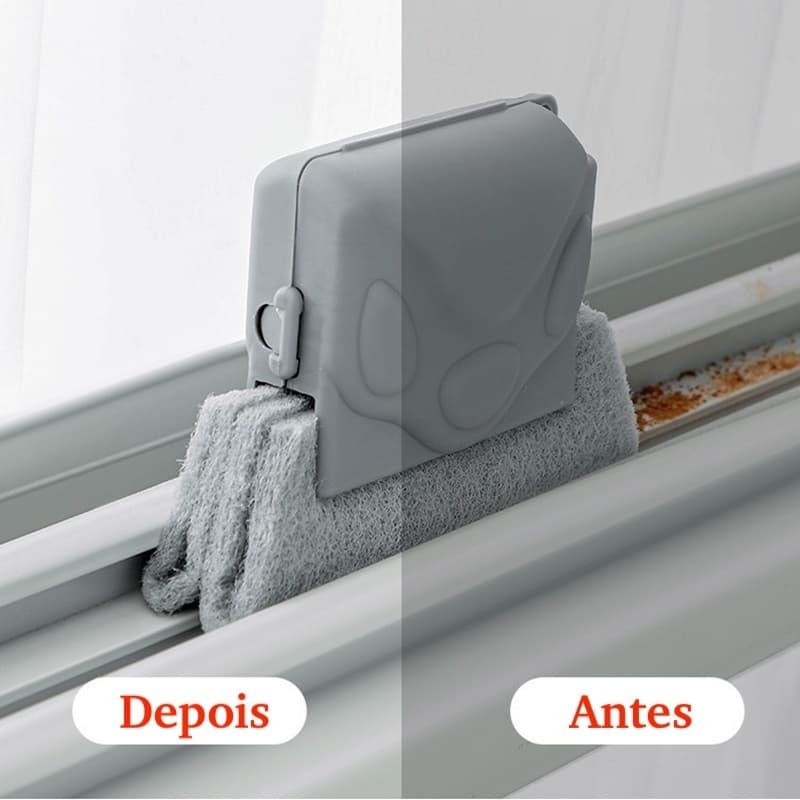 Limpador Janela Escova Limpeza Cantos Multiuso Janelas Cozinha Fogão Limpa Canto Pratico Casa