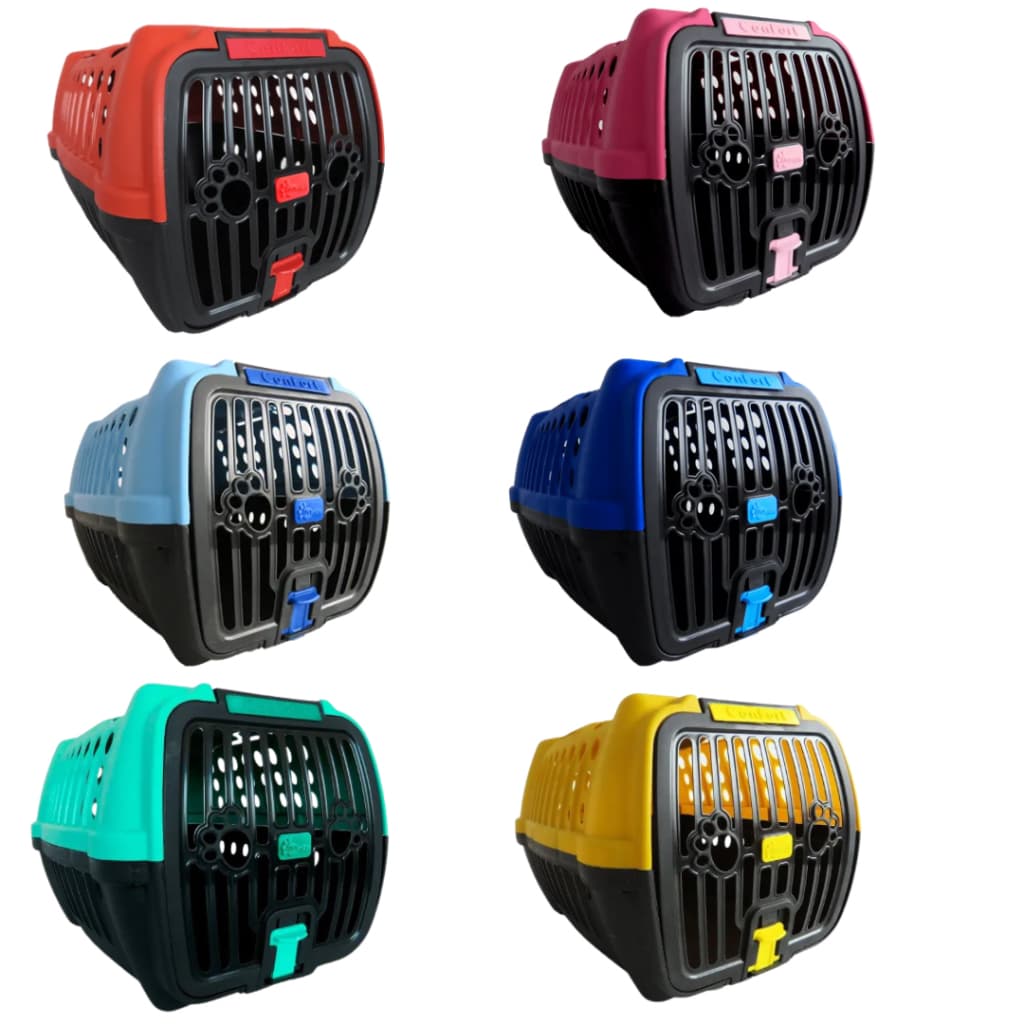 CAIXA DE TRANSPORTE N1 CONFORT PREMIUM  PARA CÃES GATOS E ROEDORES SUPER RESISTENTE