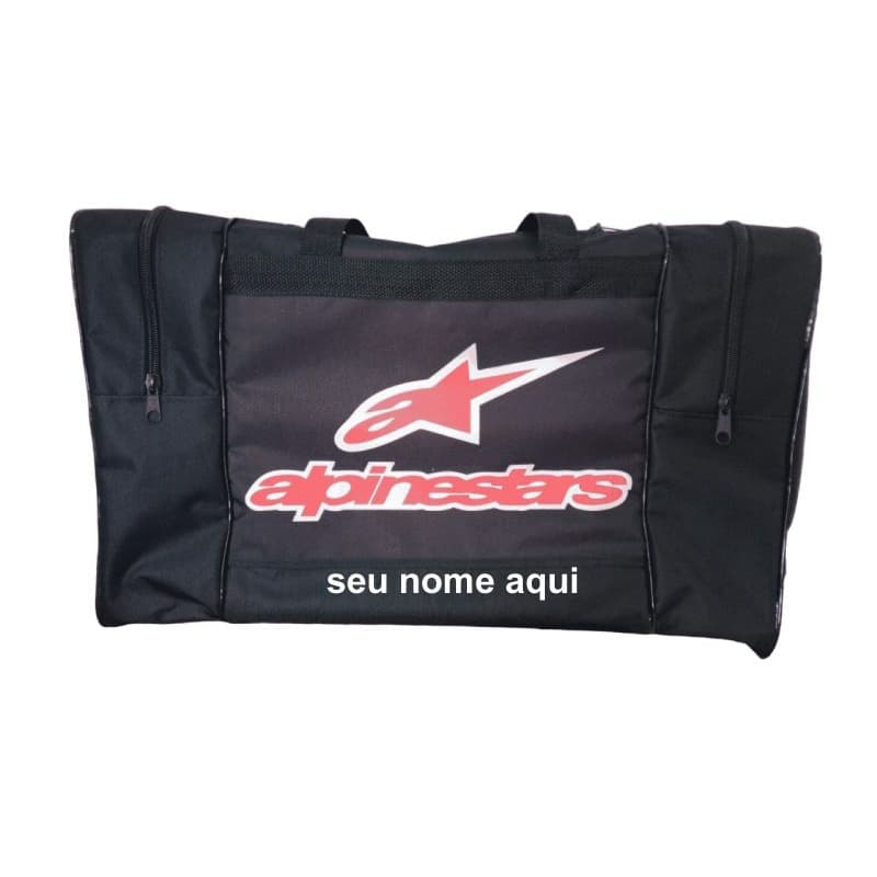 bolsa equipamento motocross com nome do piloto sem custo se quiser