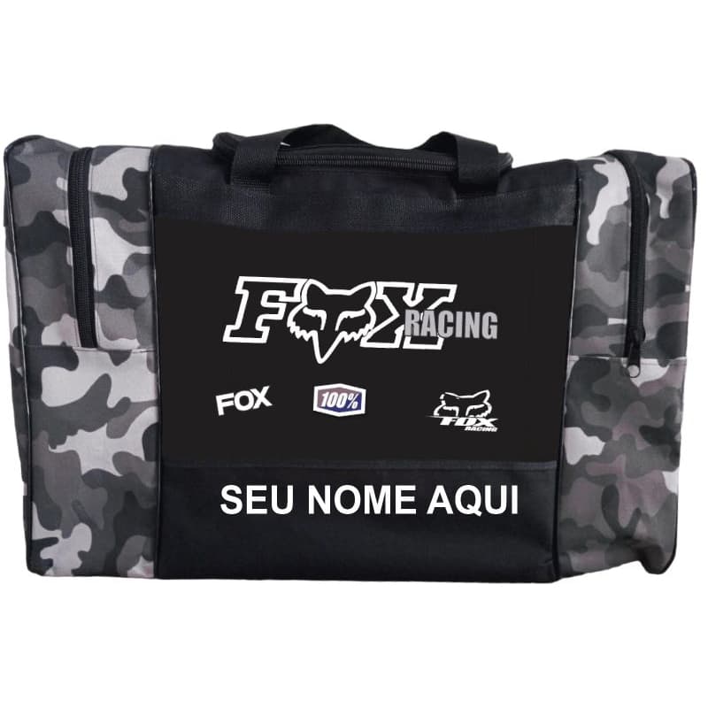 bolsa equipamento motocross com qualquer estampa só combinar na hora da compra Fox