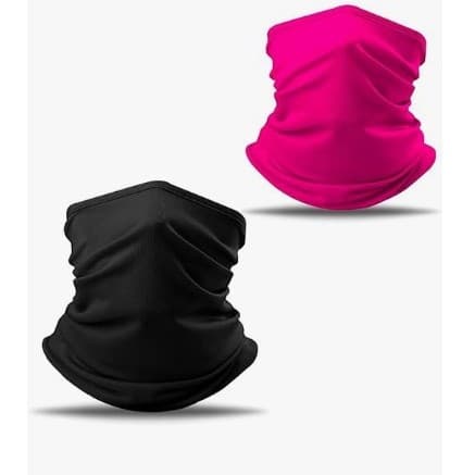Kit 2 Bandanas Tubular Mototaxi Pescoceira Multiuso Mascara Balaclava Bike Moto Ciclismo Gola Gorro