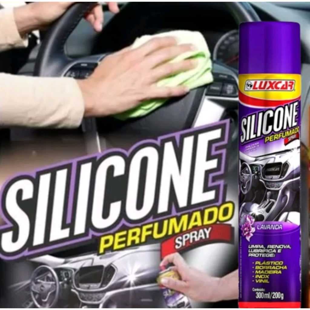 Silicone Spray Lubrificante Perfumado Luxcar 300ml (LAVANDA)