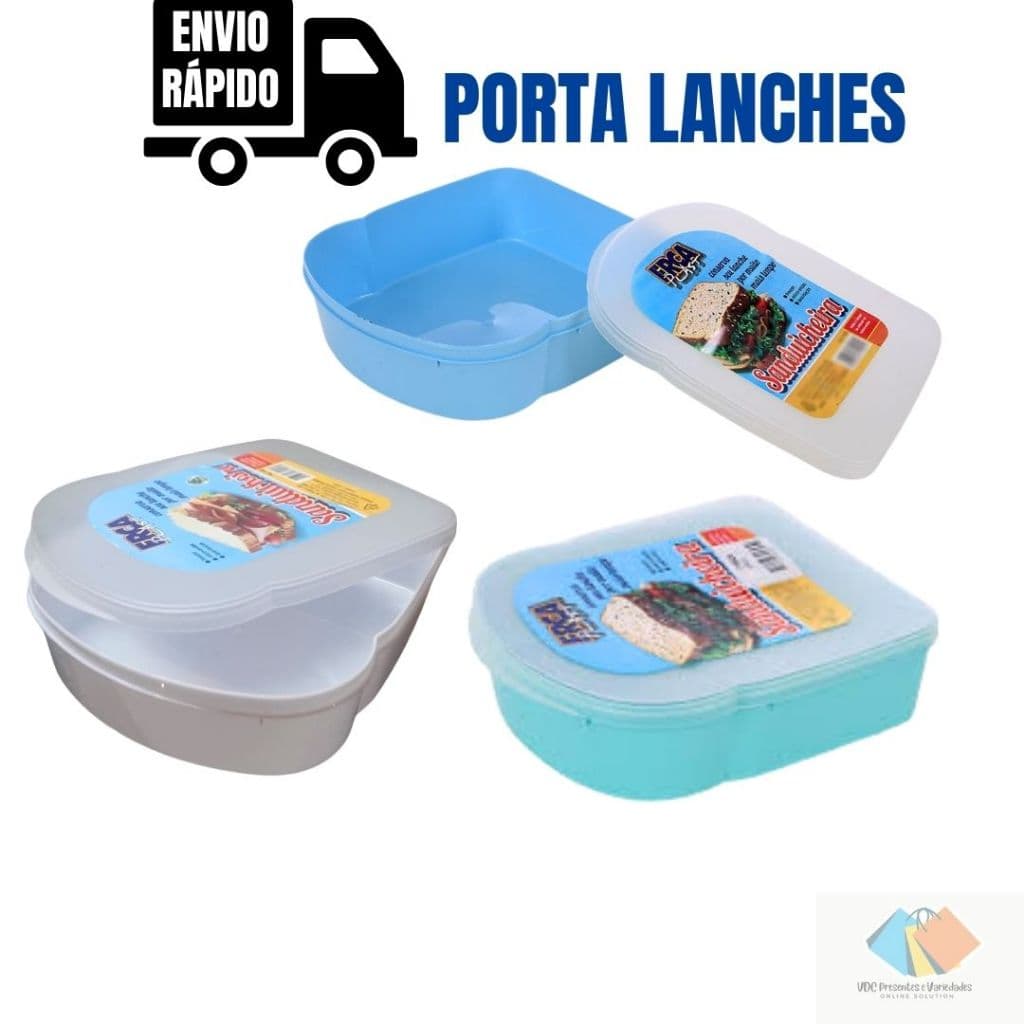 Sanduicheira Porta Lanche Saudável Natural Lancheira Adulto Infantil Sanduiche