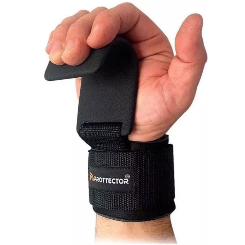 Par Straps tala Gancho Aço Crossfit musculação Academia profissional alta resistência