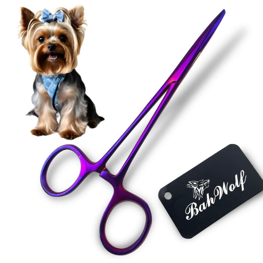 Pinça Reta Pet 12cm Para Limpeza De Ouvido Pet banho e tosa limpeza auricular pinça kelly