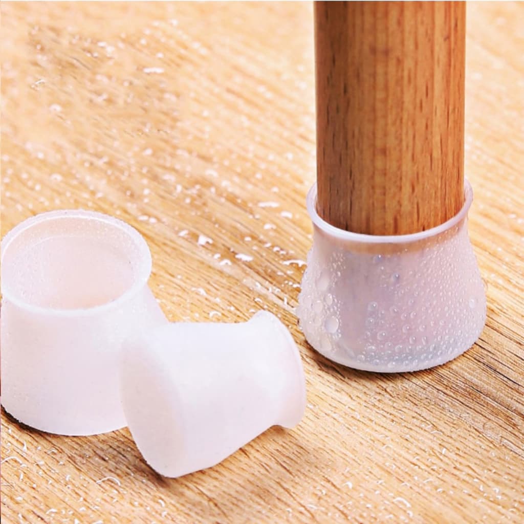Protetor de Silicone para Pés de Cadeira e Mesa Pés Pezinho Redondo