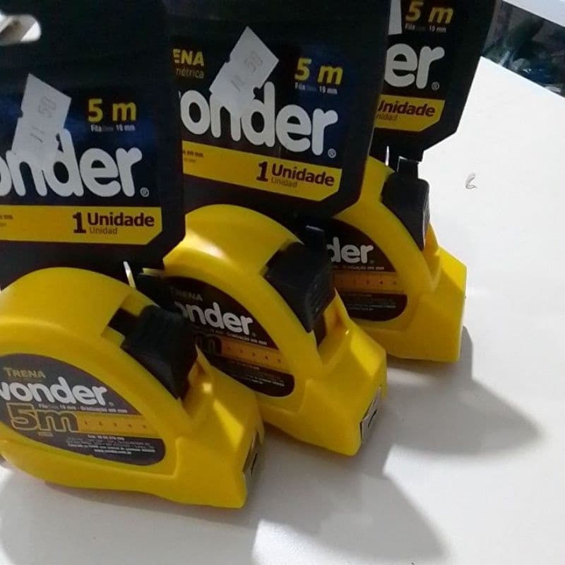 Trena 5 metros vonder kit 3 trenas