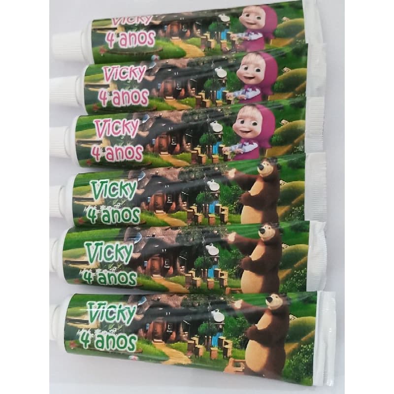 Creme dental personalizado com 16 unidades