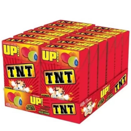 PROMOÇÃO Bala Mastigável Doce UP DATE  TNT  - Riclan / Display 12 Caixinhas