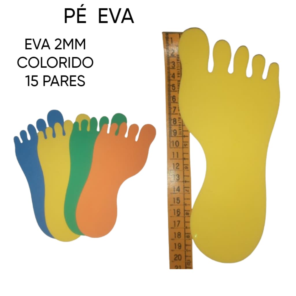 PE EVA APLIQUE EVA EVA PSICOMOTRICIDADE  ESCOLAR