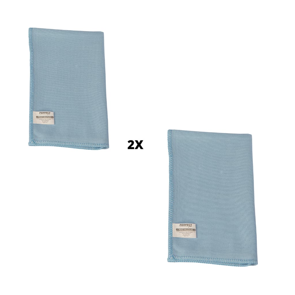 kit 2 unidades Pano toalha Microfibra 40x40 limpa Vidro Parabrisa de carro nao solta fiapos multiuso