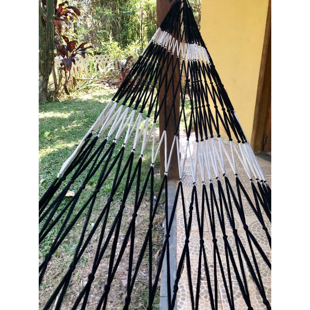 Rede de Nó Bege Descanso Artesanal 3.40 x 2.00 Até 130 Kg Oferta