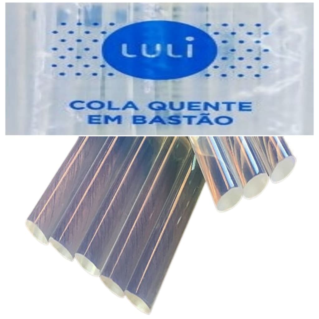 Bastão Cola Quente Bastão Artesanato Silicone Grossa 1 Kg Transparente SM