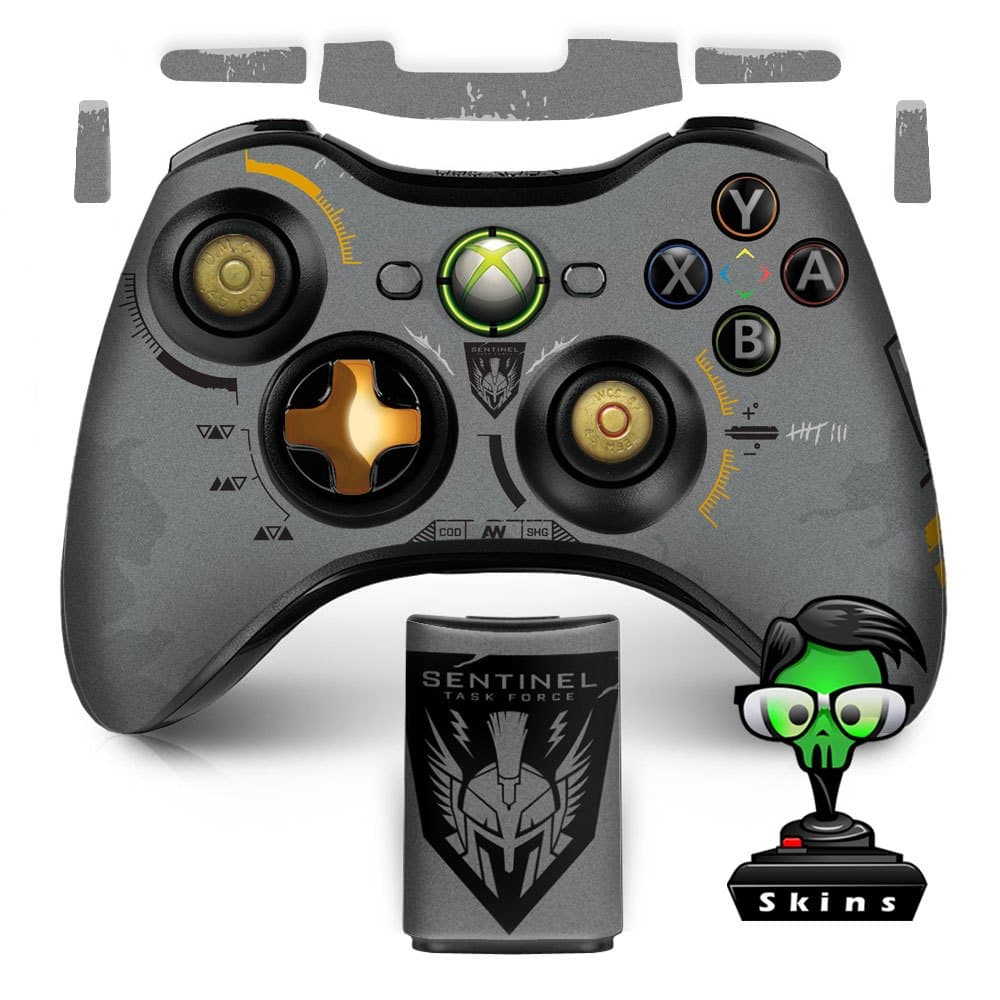 Adesivo de customização fosco p/ controle xbox360  xbox one / cinza COD
