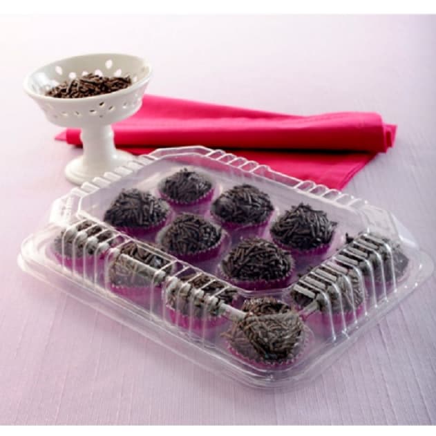 Embalagem para bolo doces 12 brigadeiros caixa com 10 unidades