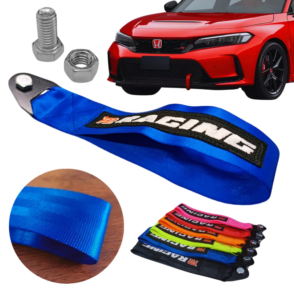 Tow Strap Fita Cinta De Reboque Colorida TUNING CARS Fita Cinta engate Gold civic  Reboque Tow Strap Grosso E Forte Universal Variação de Cores
