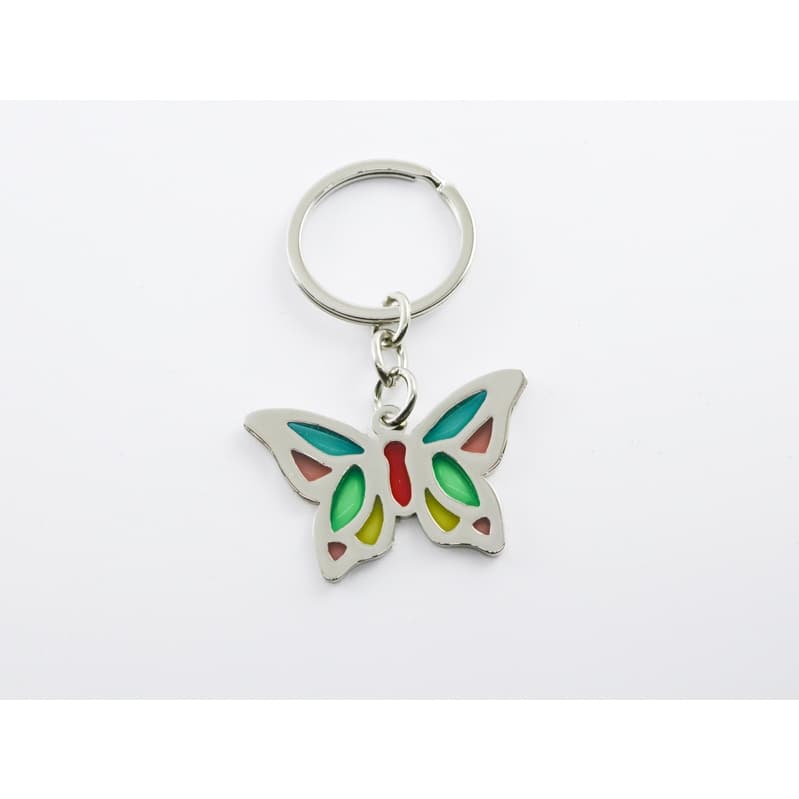 Chaveiro Borboleta Metal Verde